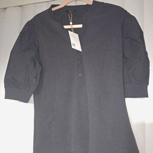 Quince Mixed Media Blouse